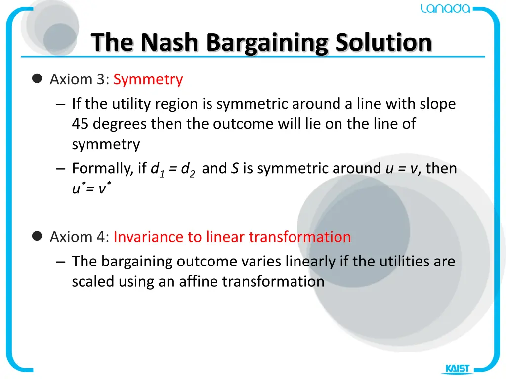 the nash bargaining solution 4