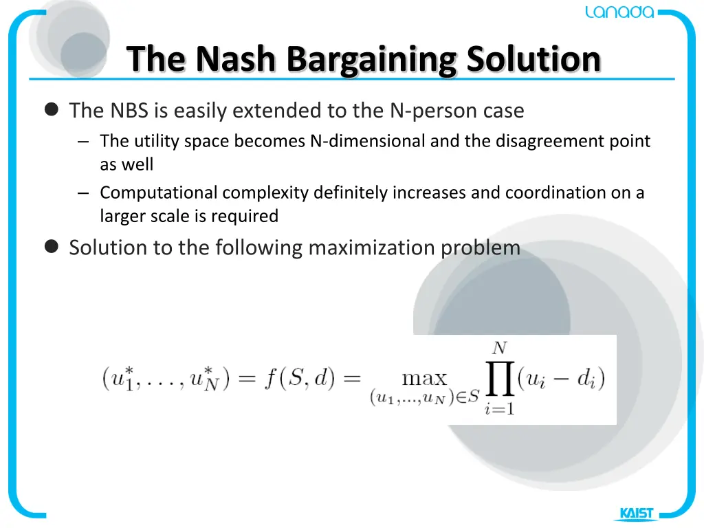 the nash bargaining solution 7