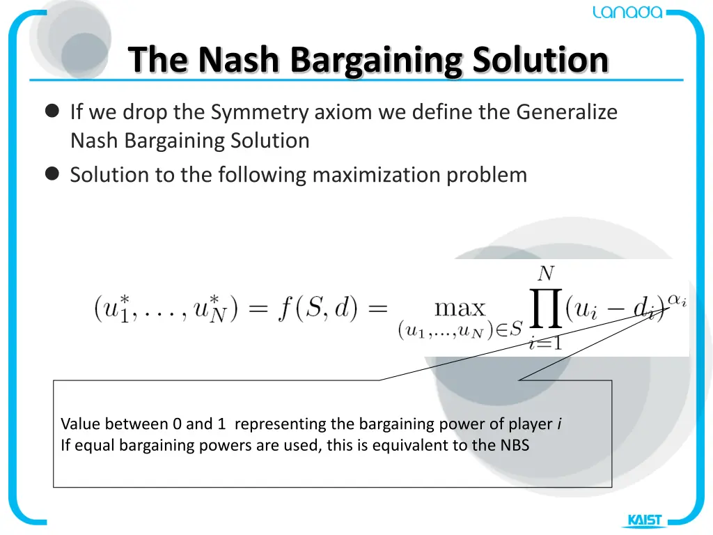 the nash bargaining solution 8