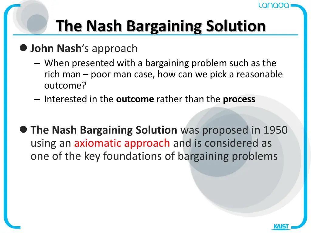 the nash bargaining solution