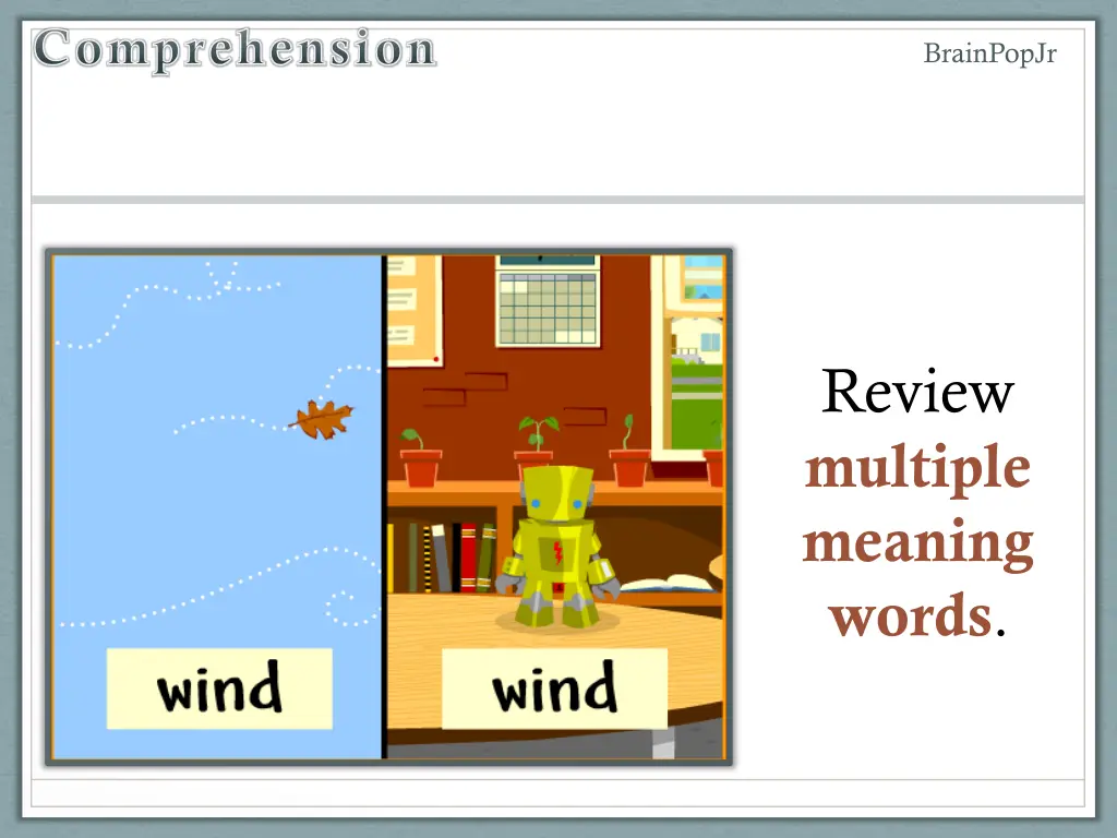 comprehension 6