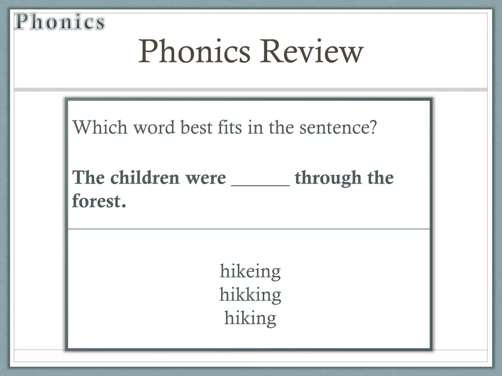 phonics 10