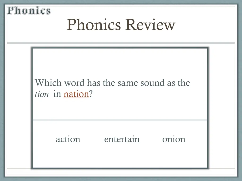 phonics 4