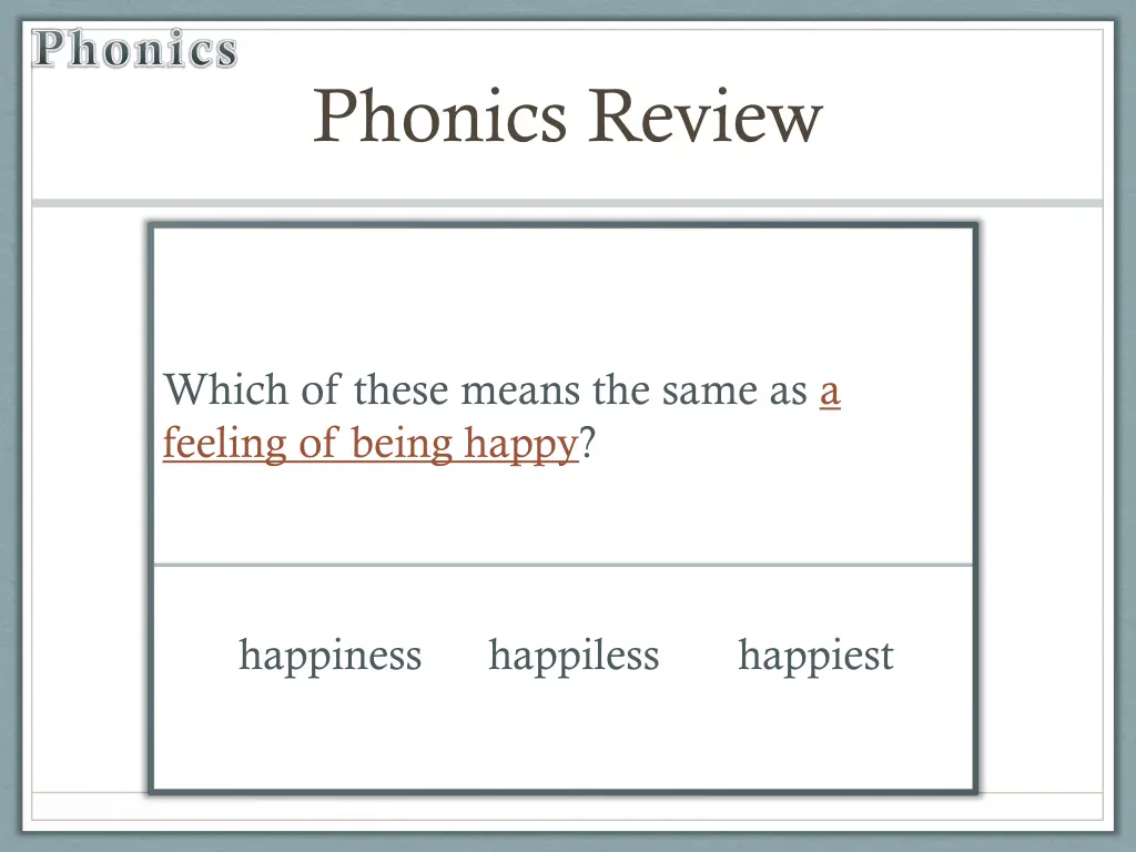 phonics 5