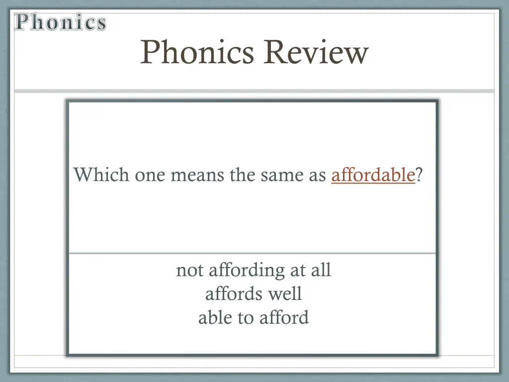 phonics 8