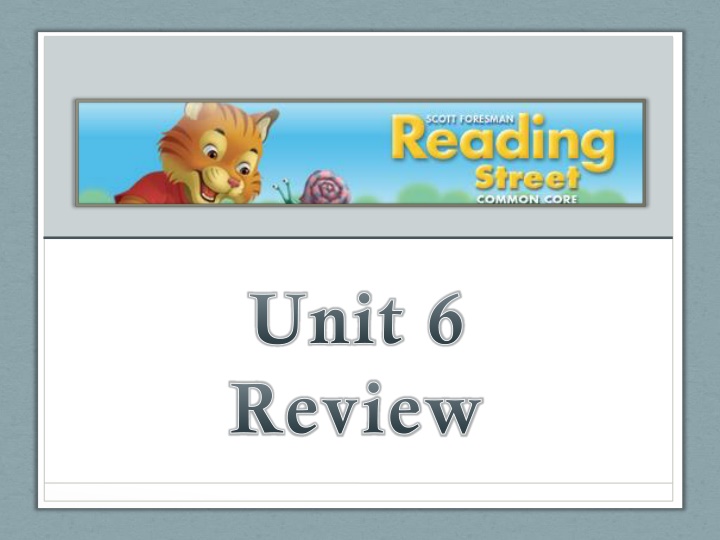 unit 6 review