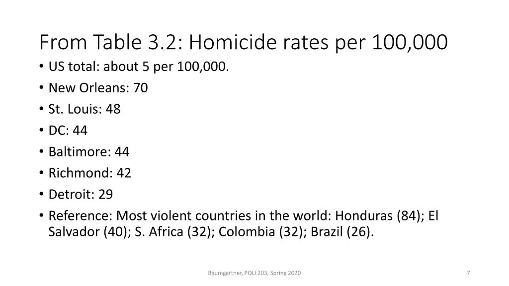 from table 3 2 homicide rates