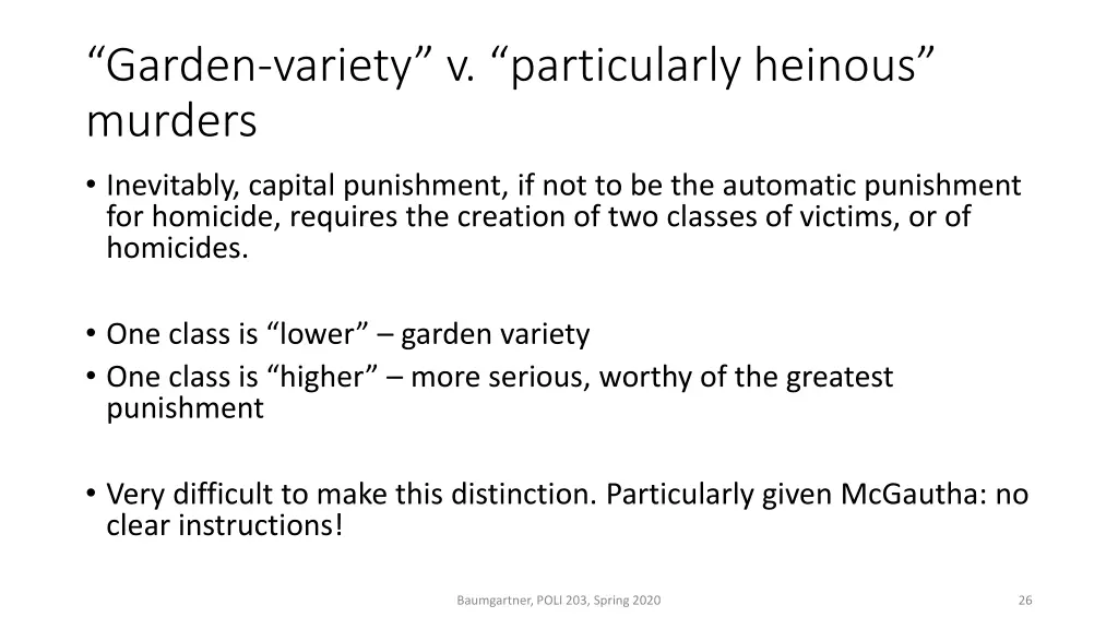 garden variety v particularly heinous murders