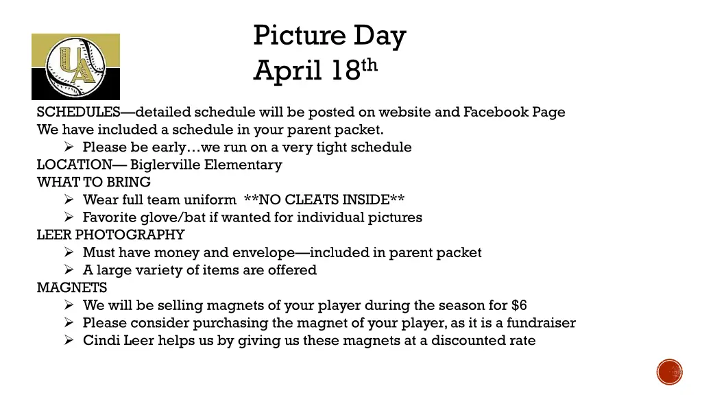 picture day april 18 th