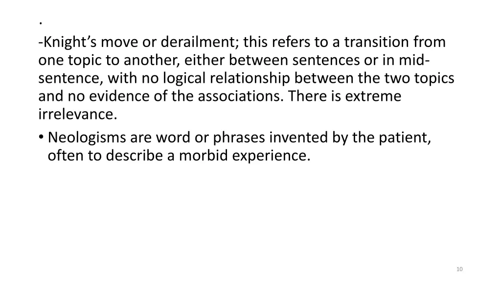 knight s move or derailment this refers