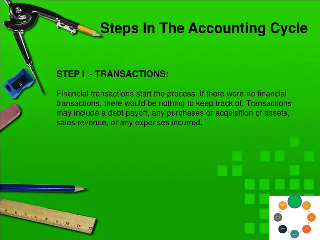 steps in the accounting cycle