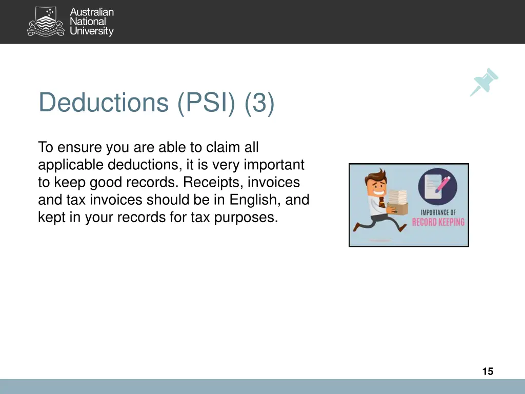 deductions psi 3