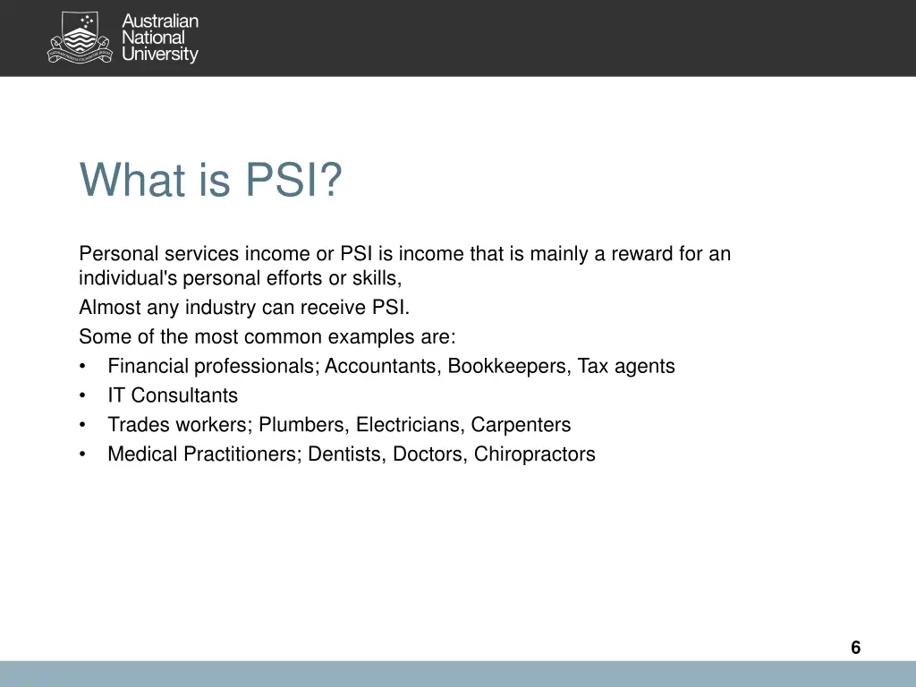 what is psi