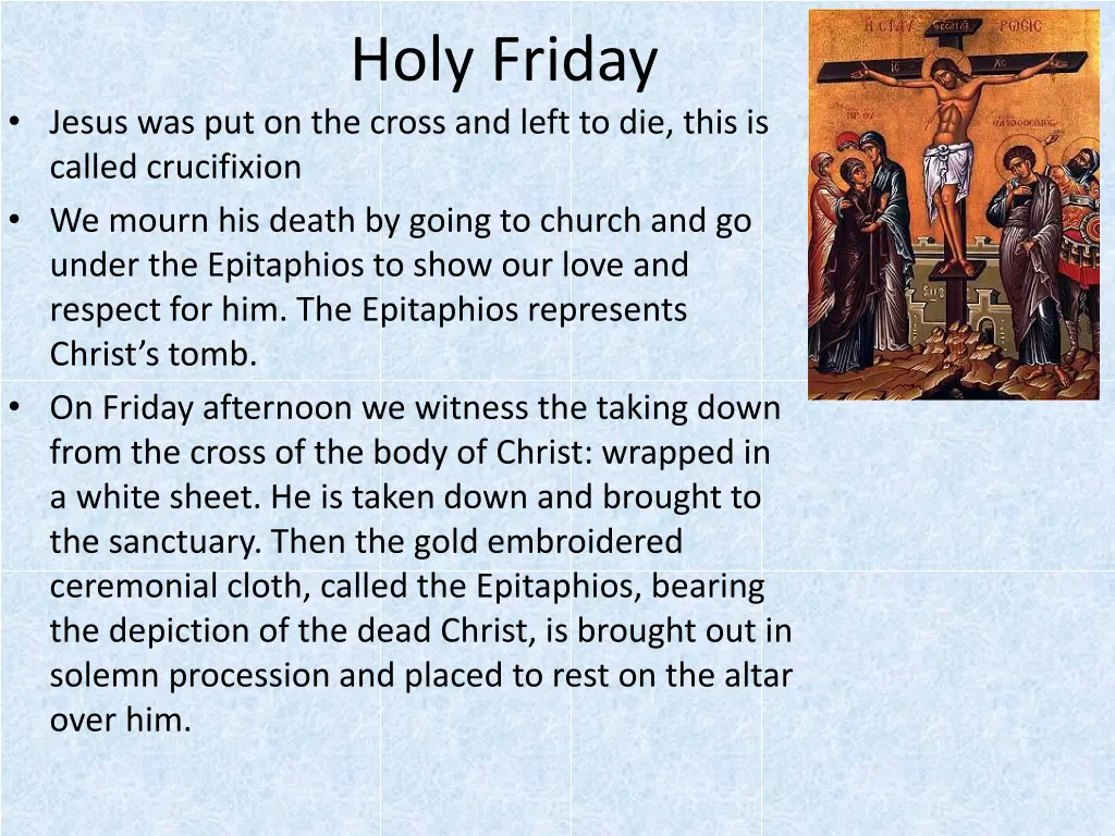 holy friday