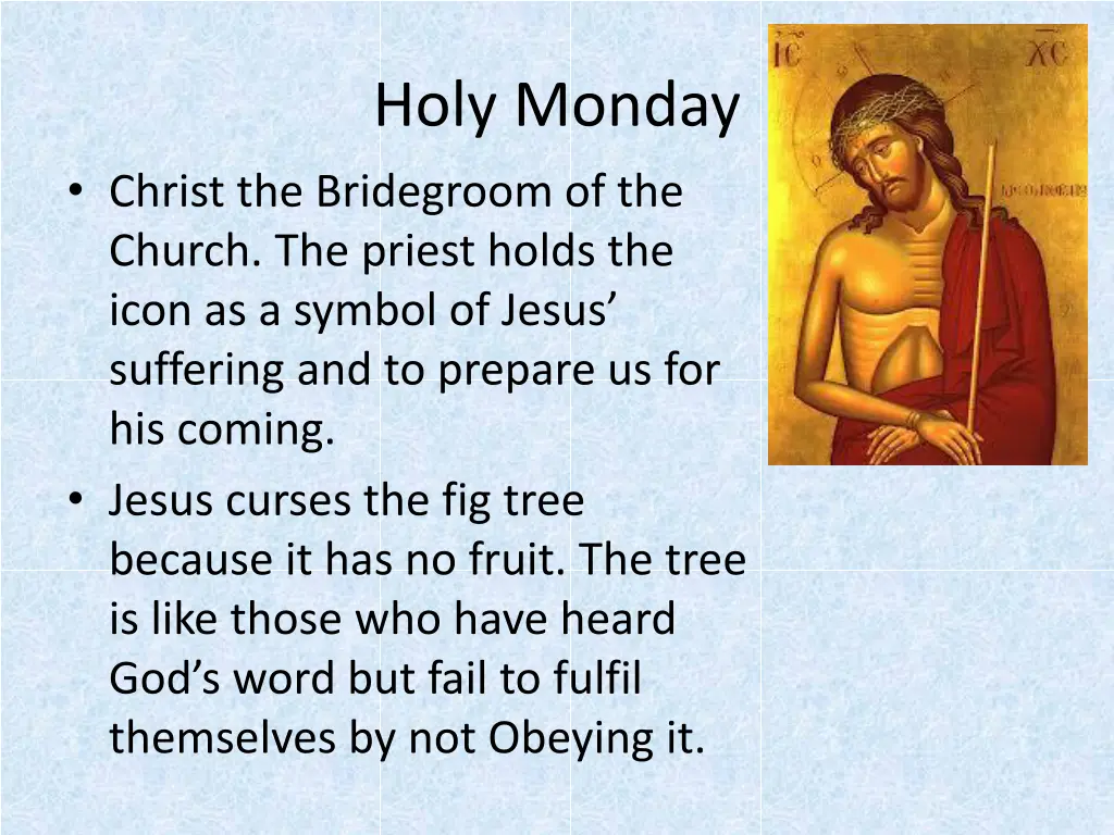 holy monday