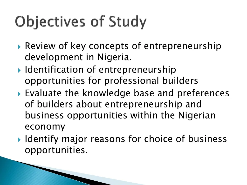 review of key concepts of entrepreneurship