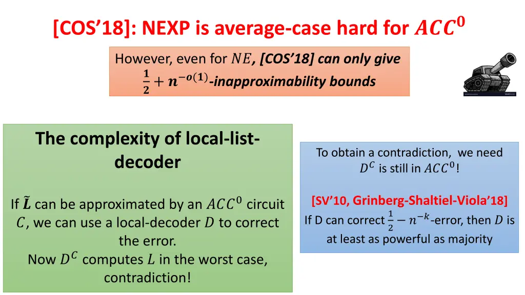 cos 18 nexp is average case hard for