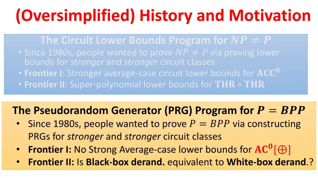 oversimplified history and motivation 2