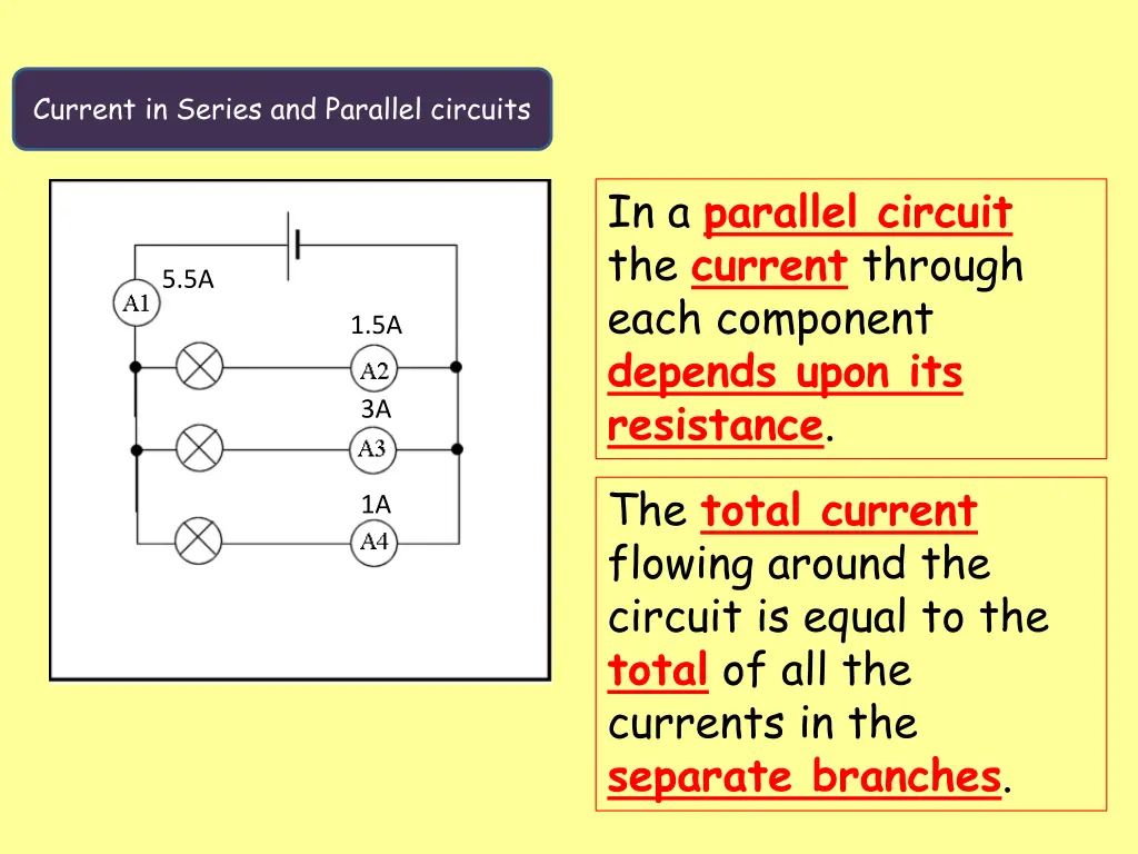 current in series and parallel circuits 2