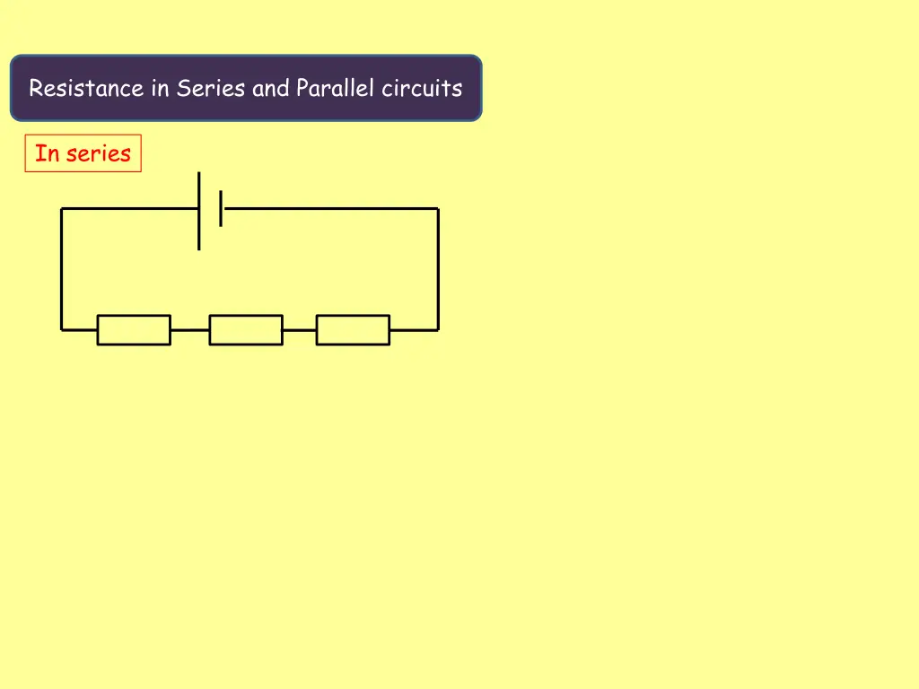 resistance in series and parallel circuits 1