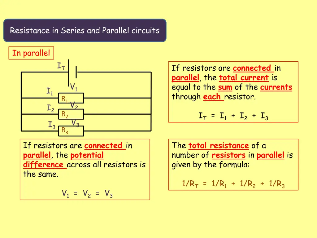 resistance in series and parallel circuits 8