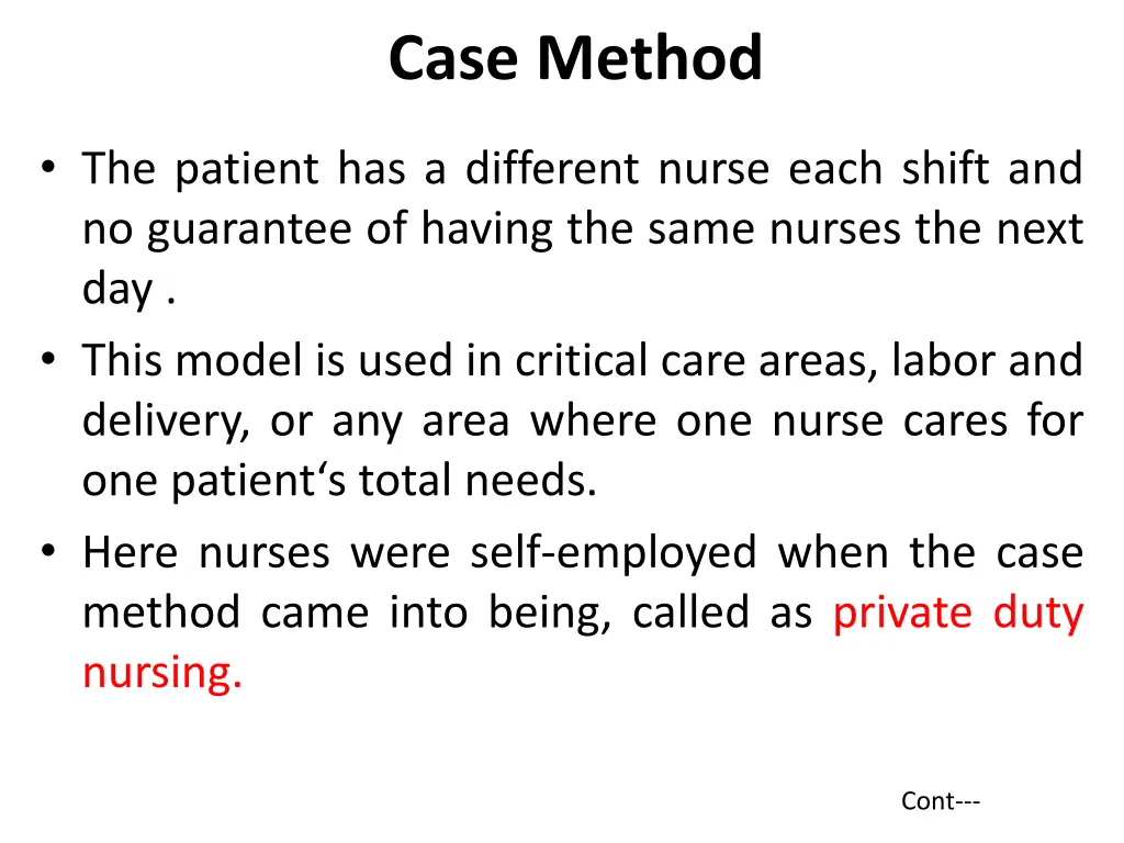 case method 1