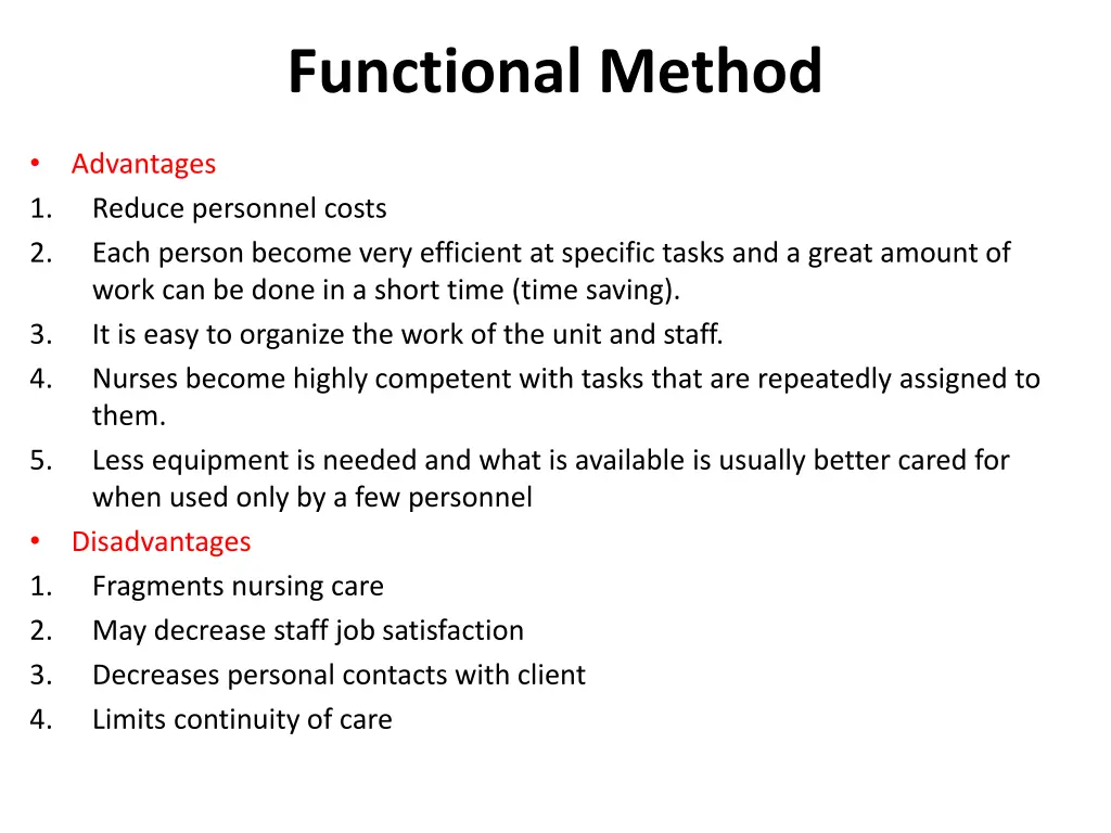 functional method 1