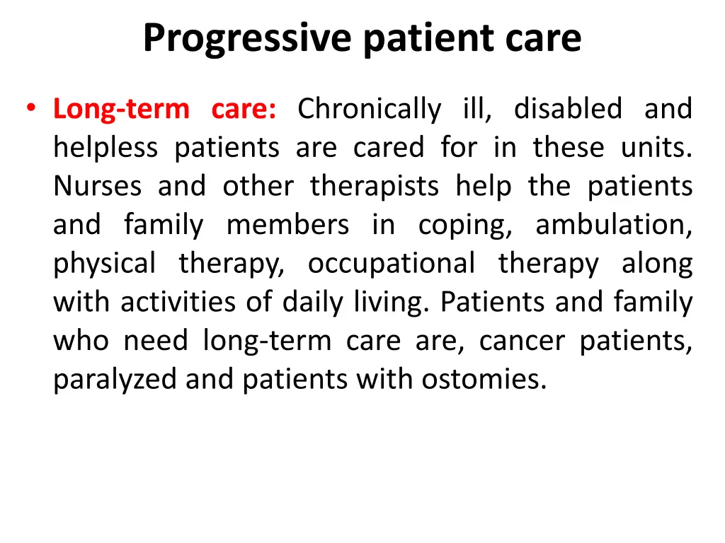 progressive patient care 2