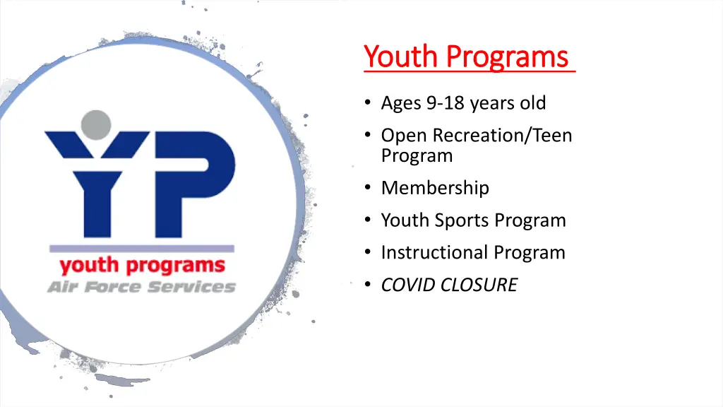 youth youth programs programs