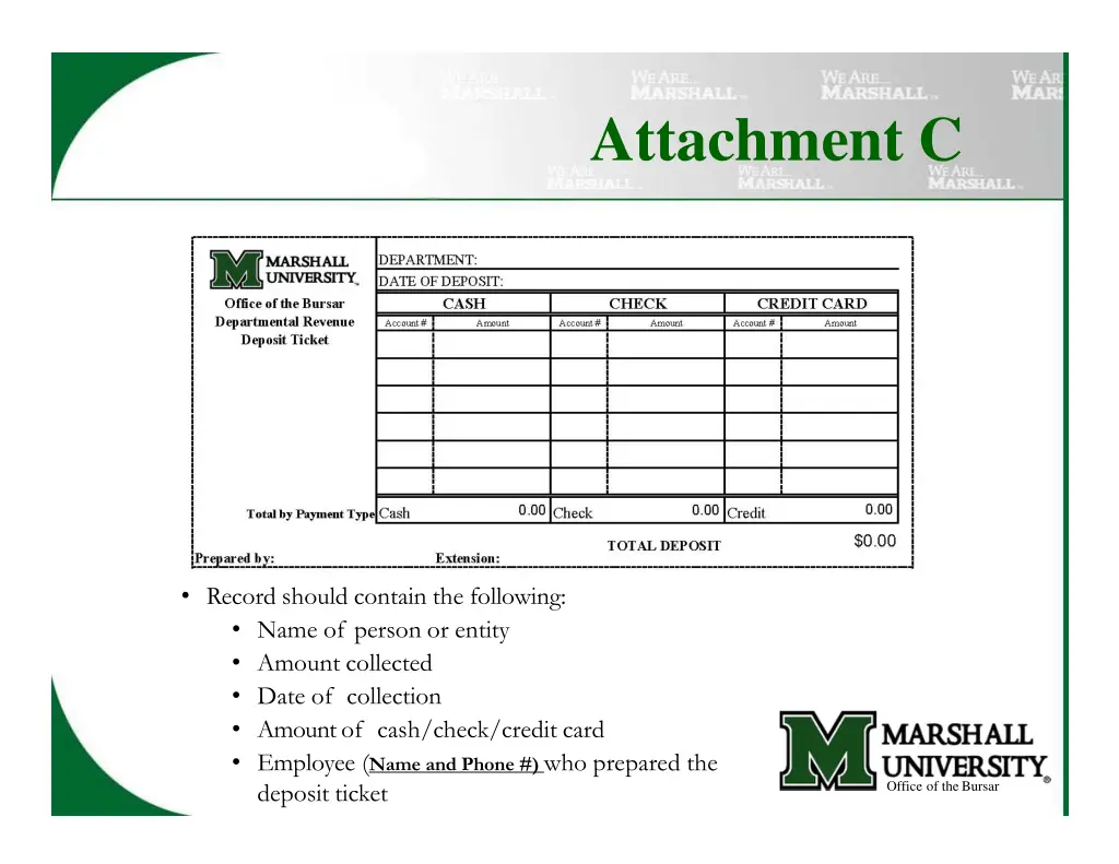 attachment c