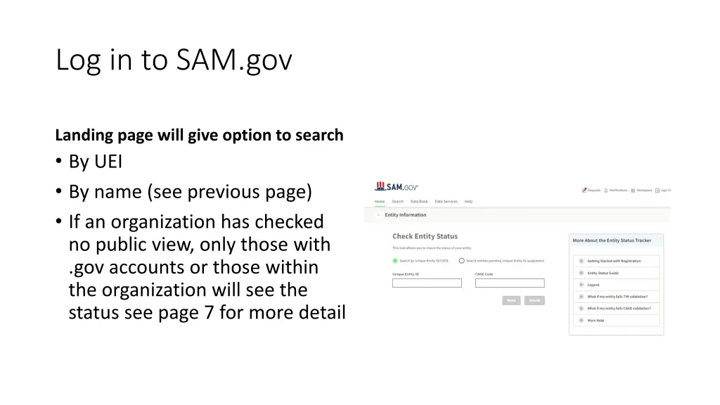 log in to sam gov 1