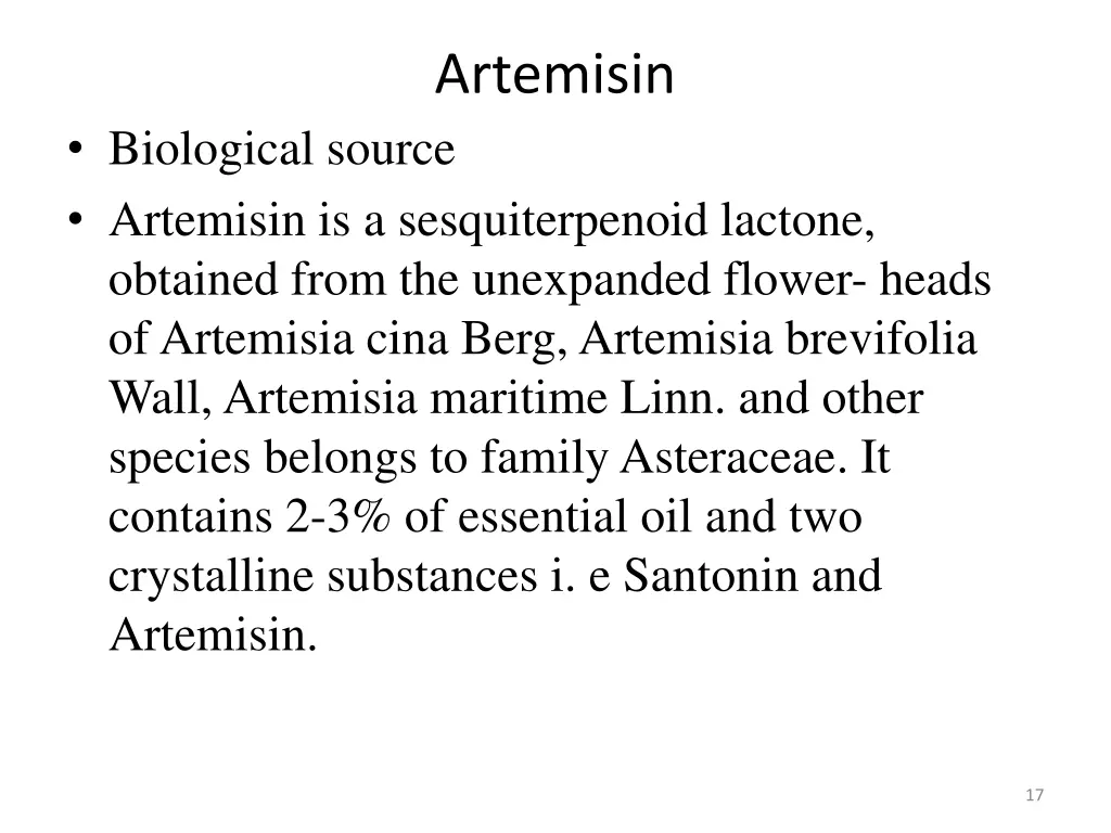 artemisin 1