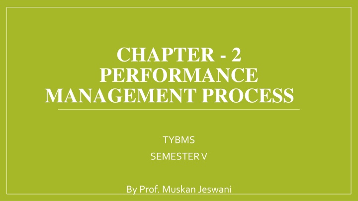 chapter 2 performance management process