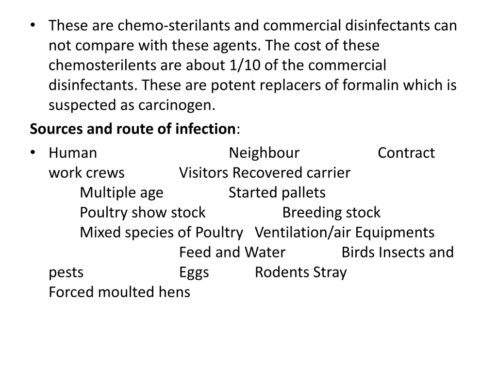 these are chemo sterilants and commercial