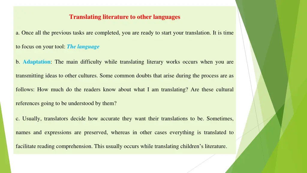 translating literature to other languages