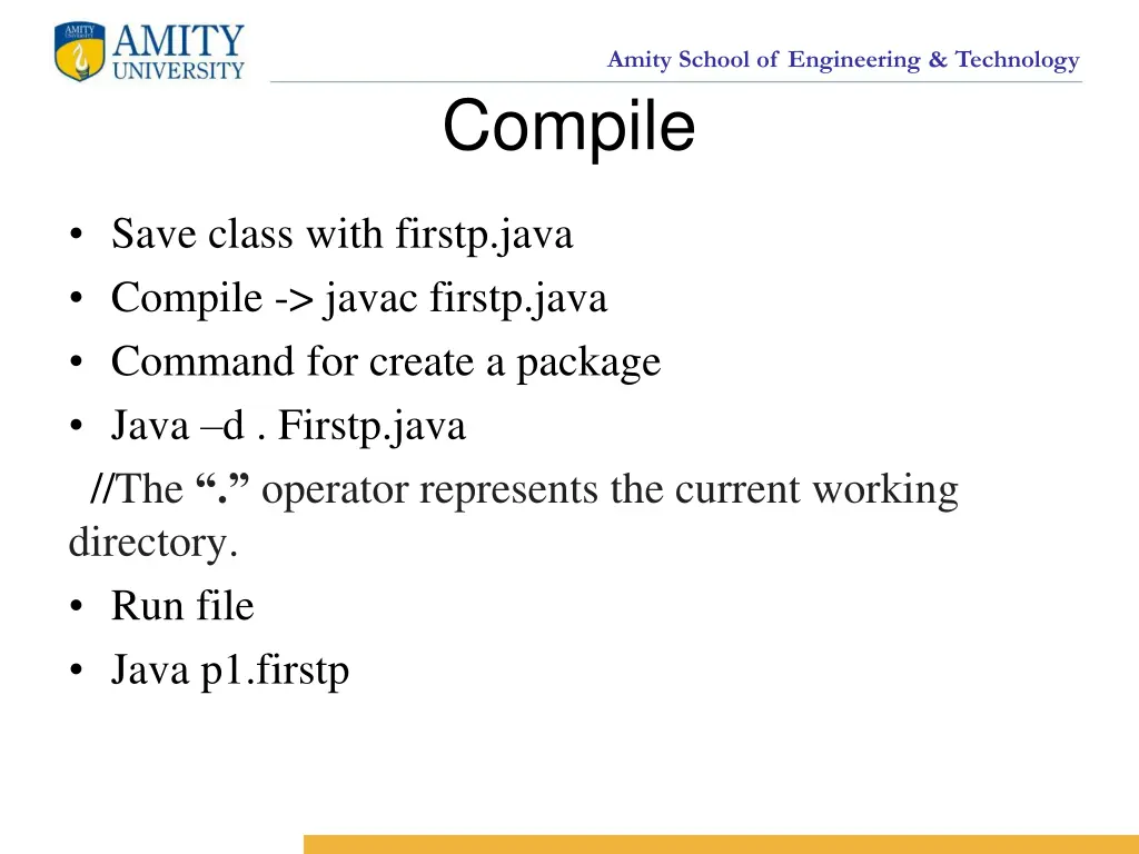 amity school of engineering technology compile