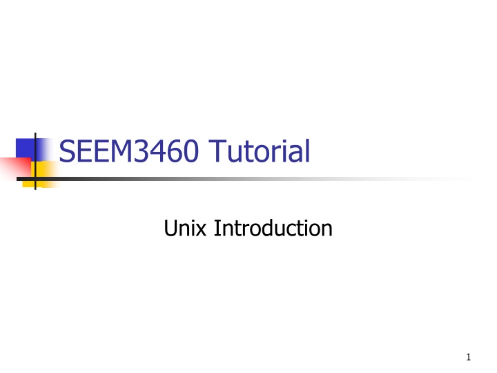 seem3460 tutorial