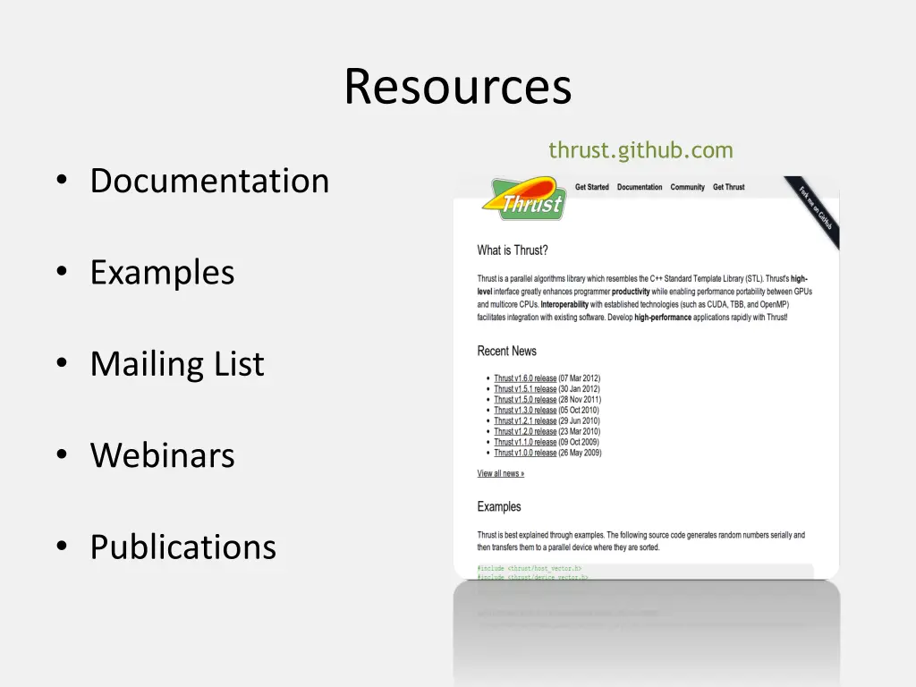 resources