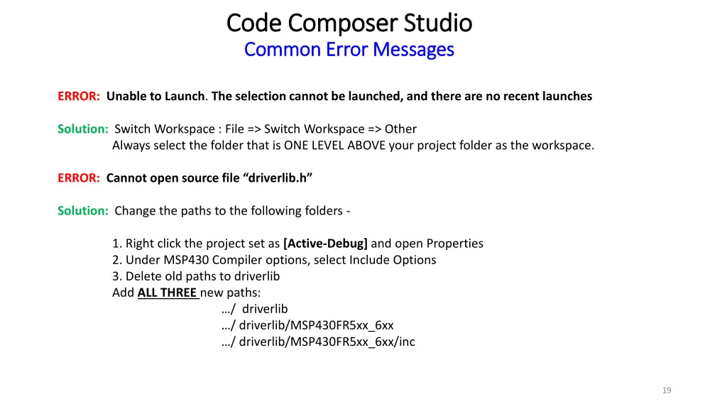 code composer studio code composer studio common