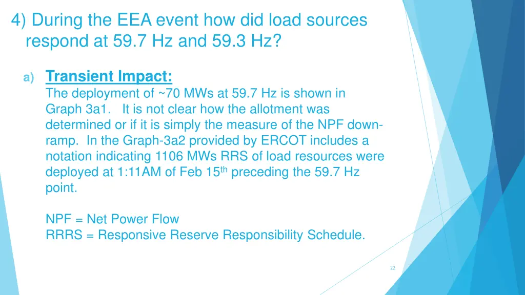 4 during the eea event how did load sources