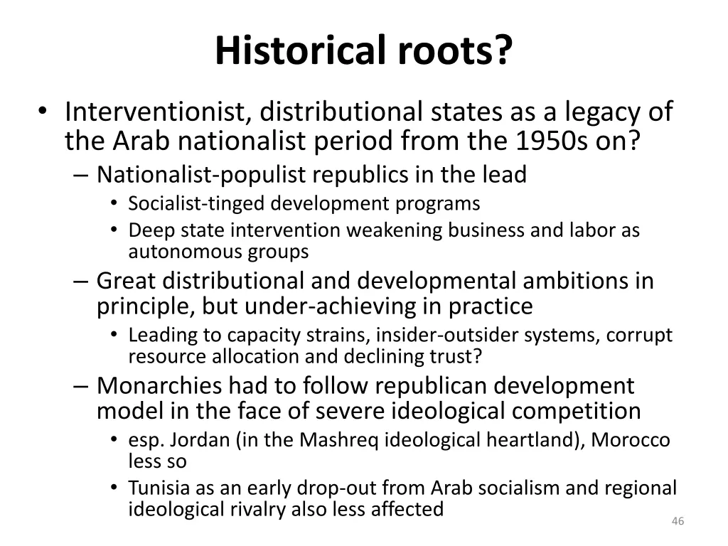 historical roots