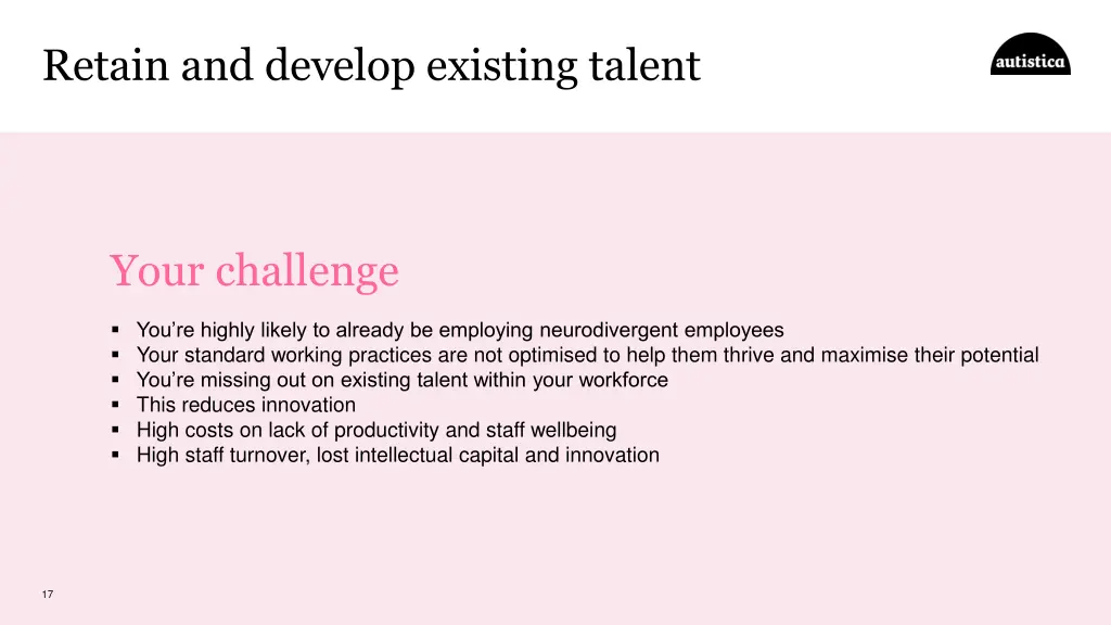 retain and develop existing talent