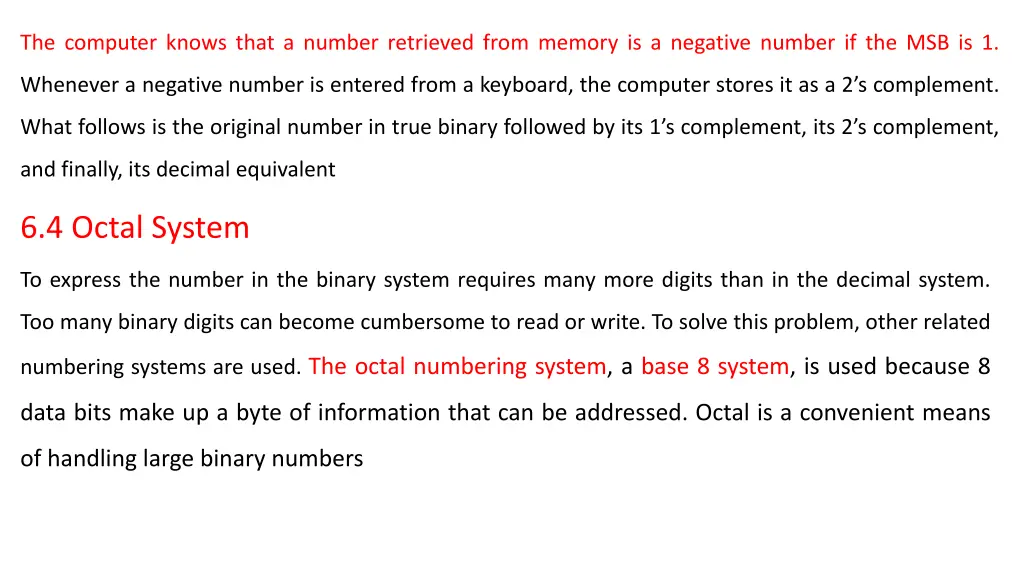 the computer knows that a number retrieved from