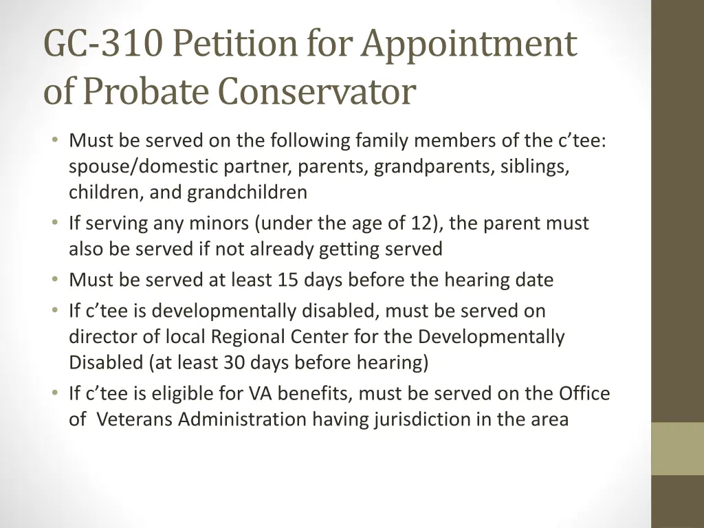 gc 310 petition for appointment of probate