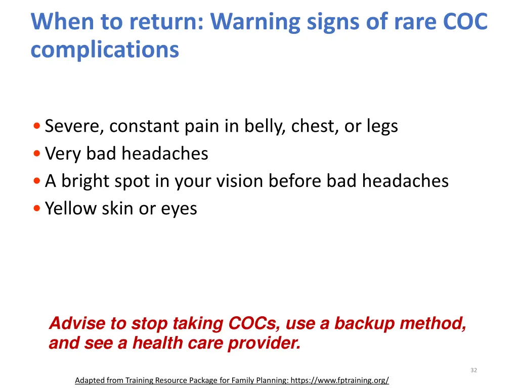 when to return warning signs of rare