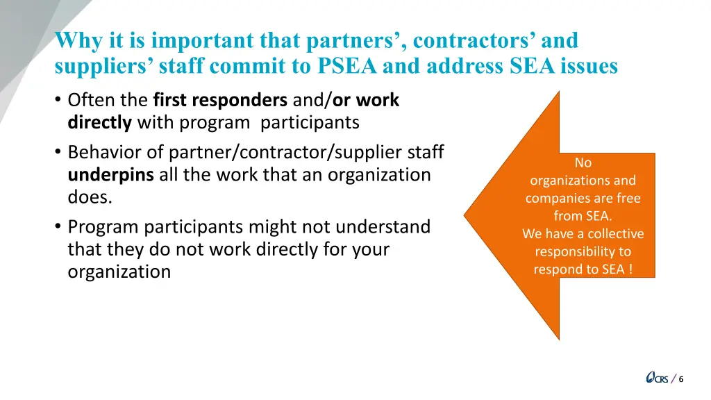 why it is important that partners contractors