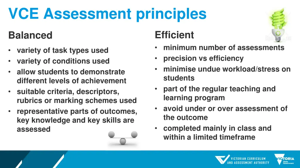 vce assessment principles 2