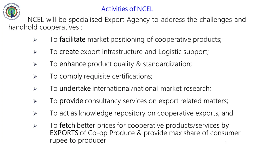 activities of ncel activities of ncel