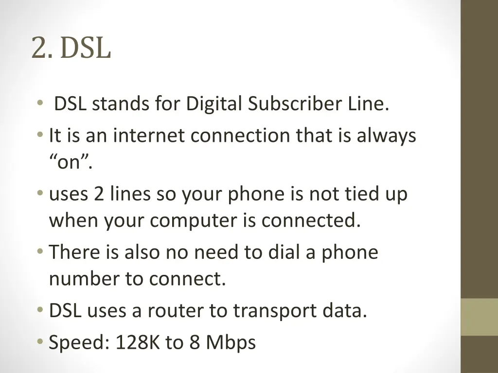 2 dsl