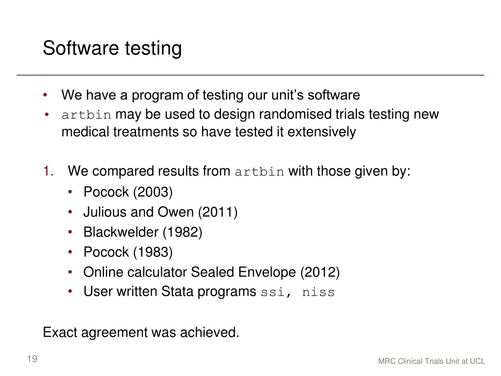 software testing